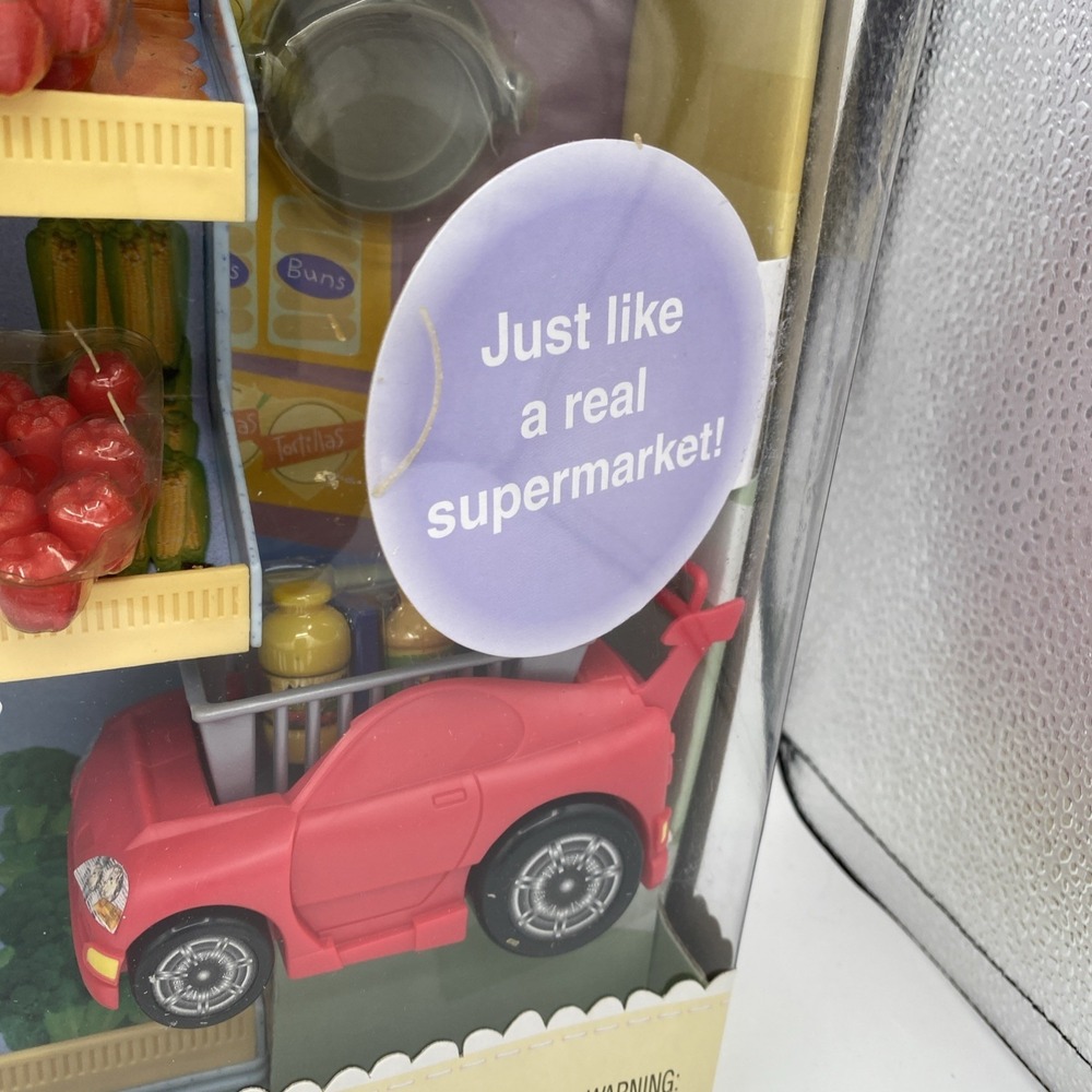 Barbie Happy Family Neighborhood Shopping Fun Playset Supermarket Store RHTF NIB - Picture 6 of 16